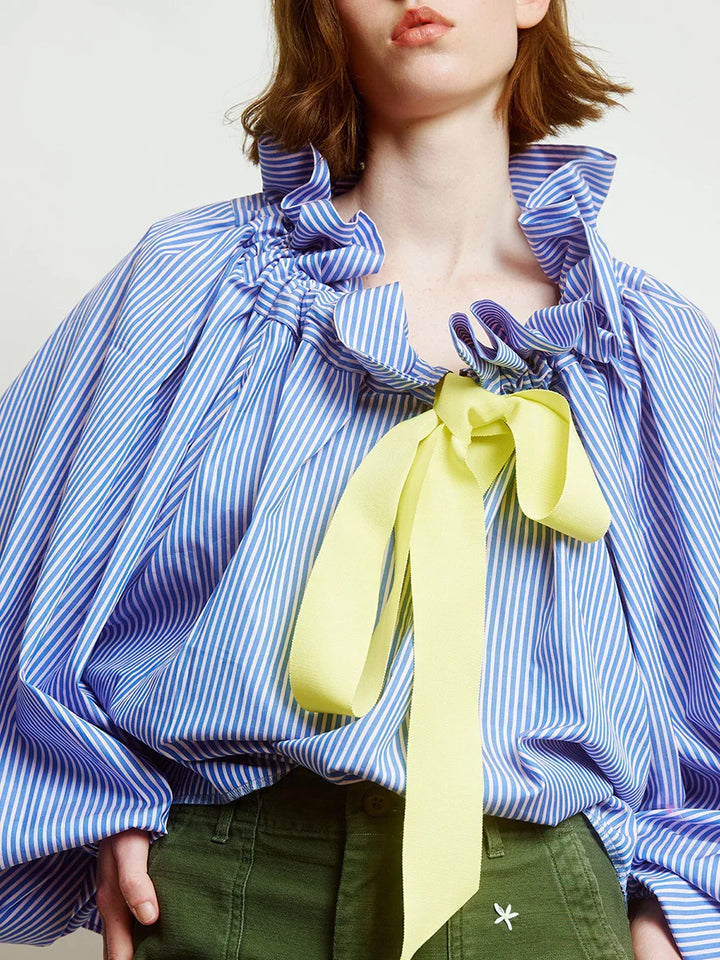 Muse and Valeur | Puffed Cotton Blouse