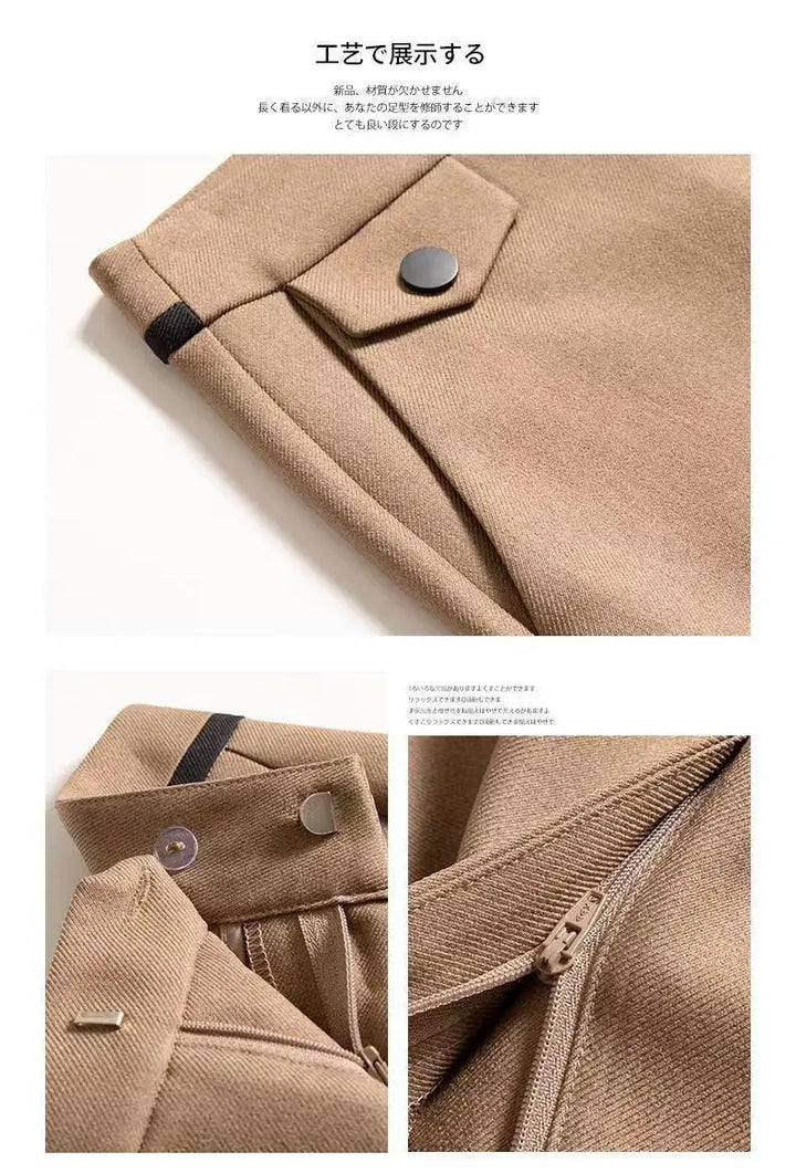 Muse & Valeur | Straight-Leg Trousers for Women in Black