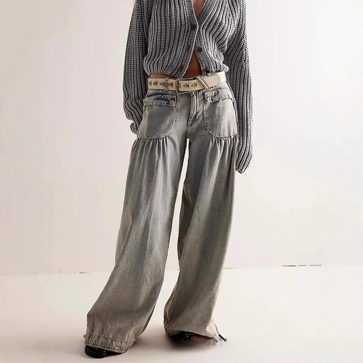 Muse & Valeur | Wide-Leg Denim for Women in Blue