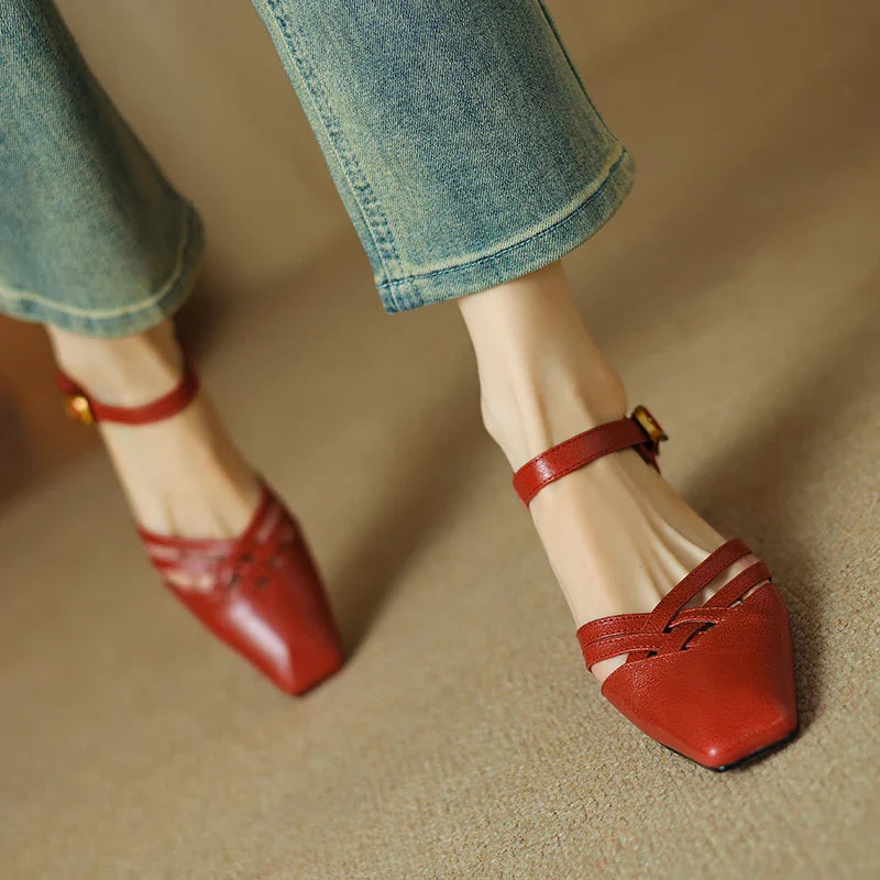 Muse & Valeur | Genuine Leather Heels for Women