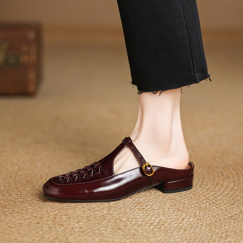 Muse & Valeur | Genuine Leather Mules for Women
