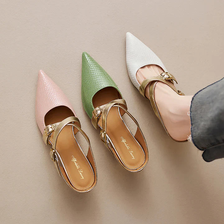 Muse & Valeur | Genuine Leather Mules for Women