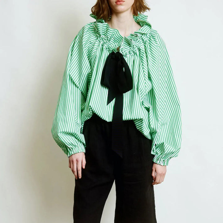 Muse and Valeur | Puffed Cotton Blouse
