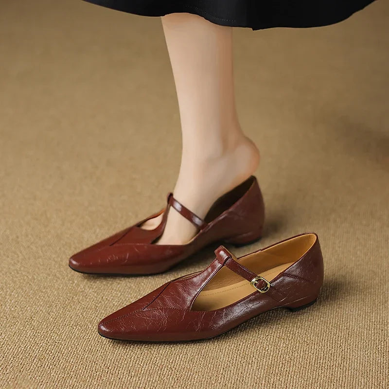 Muse & Valeur | Genuine Leather Flats for Women
