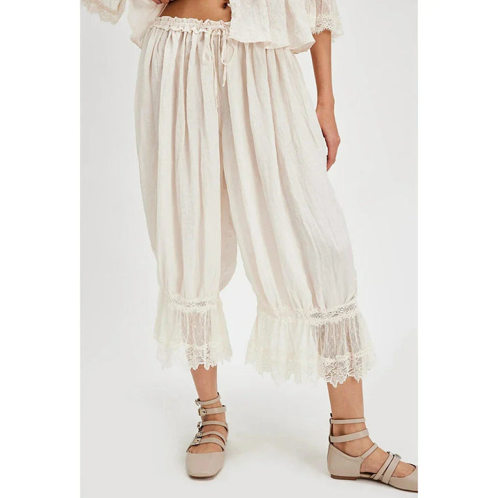 Muse & Valeur | Lace Lantern Pants for Women