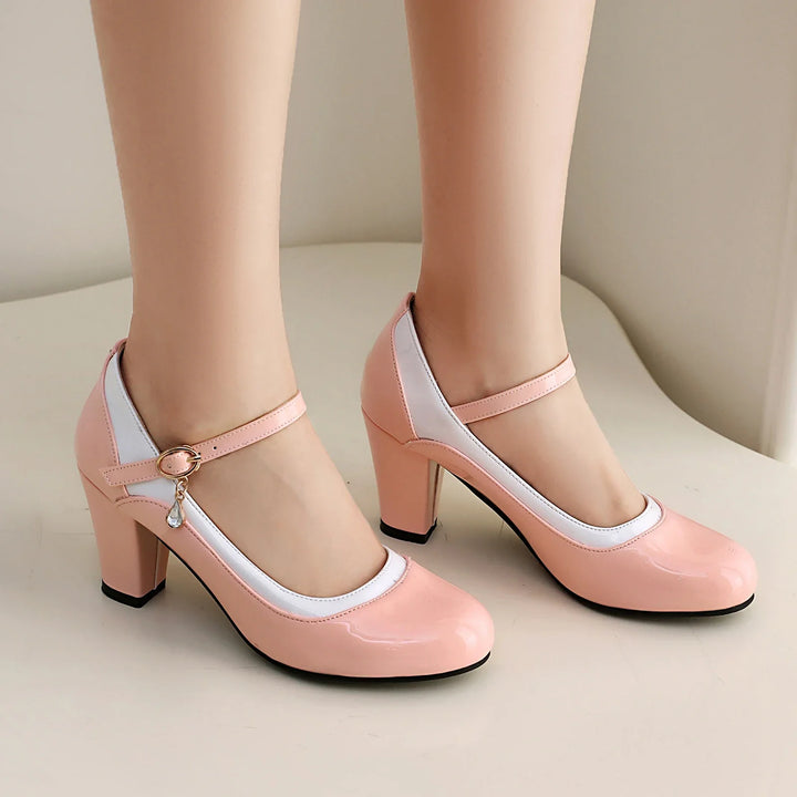 Muse & Valeur | Heels for Women in Leather, Slim Fit, Black