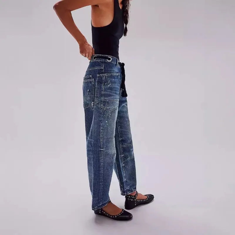 Muse & Valeur | Artisan Pants for Women in Natural Fabric, Relaxed Fit, Beige