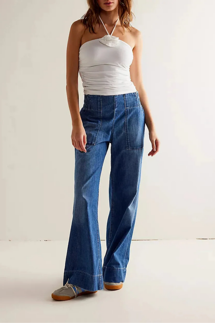 Muse & Valeur | Wide-Leg Denim Jeans for Women