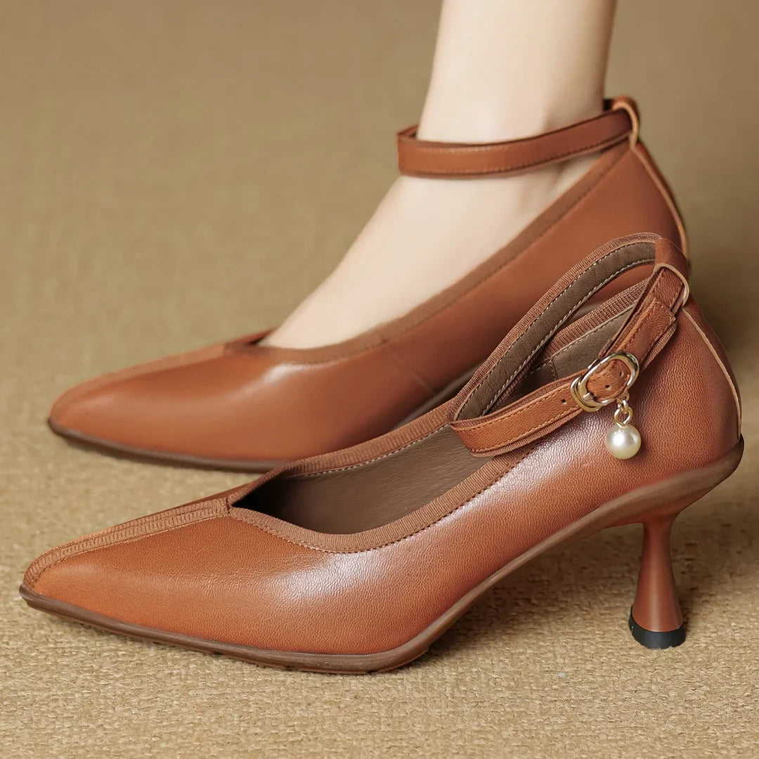 Muse & Valeur | Genuine Leather Heels for Women