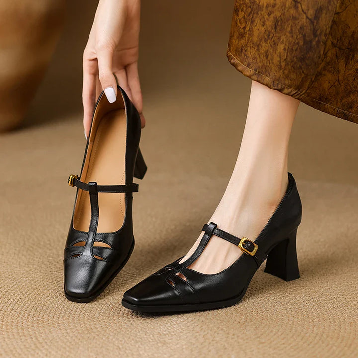 Muse & Valeur | Genuine Leather Heels for Women