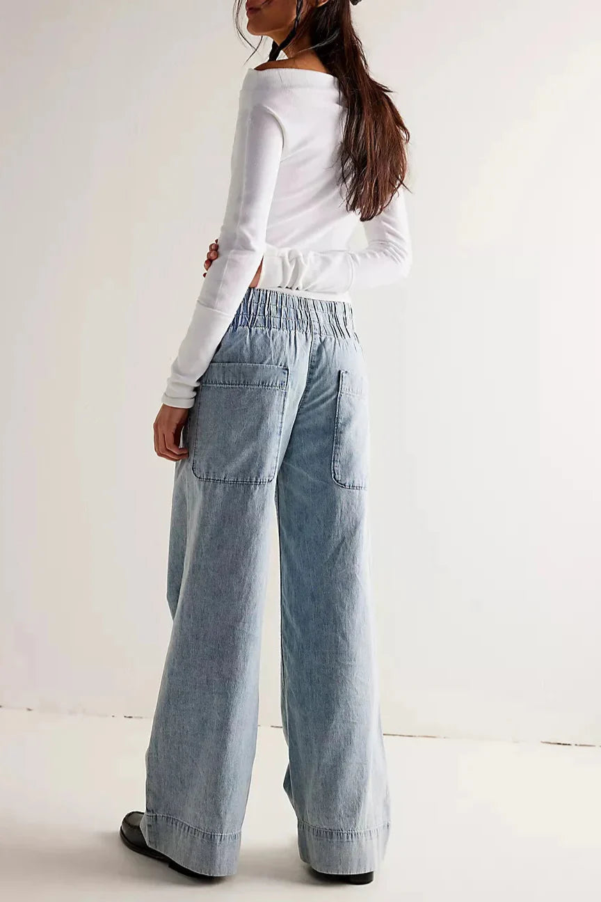 Muse & Valeur | Wide-Leg Denim Jeans for Women