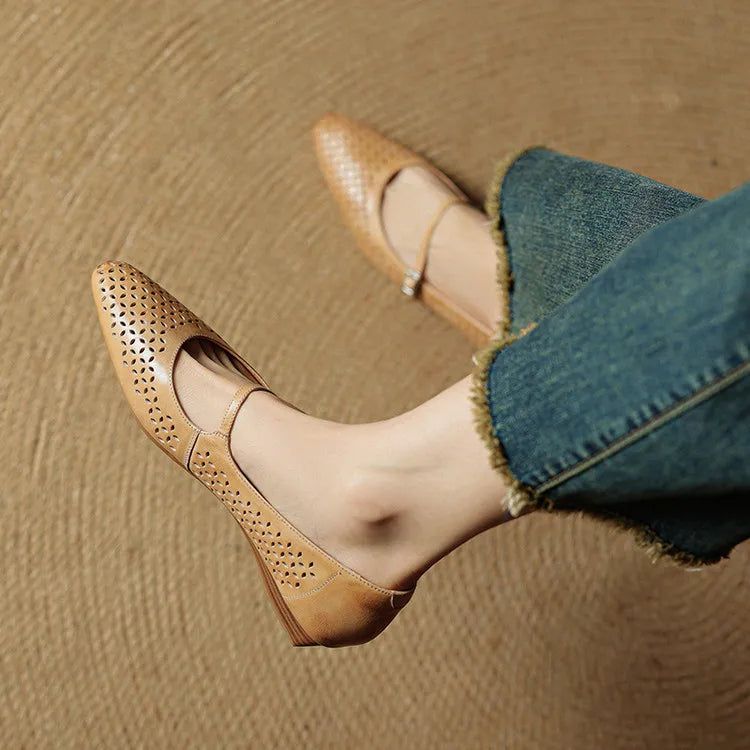 Muse & Valeur | Genuine Leather Flats for Women