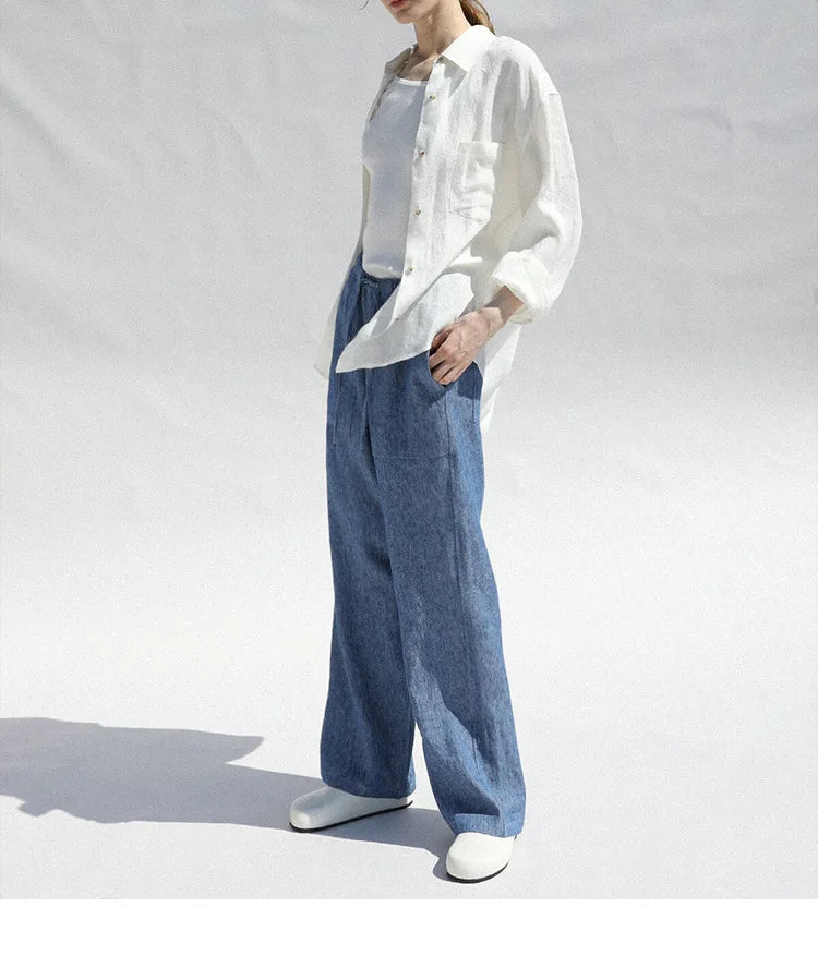 Muse and Valeur | Oversized Linen Blouse
