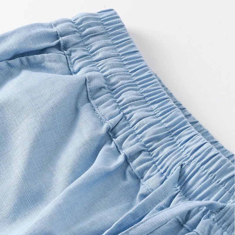 Muse & Valeur | Linen Lounge Pant for Women in Relaxed Fit, Natural Color
