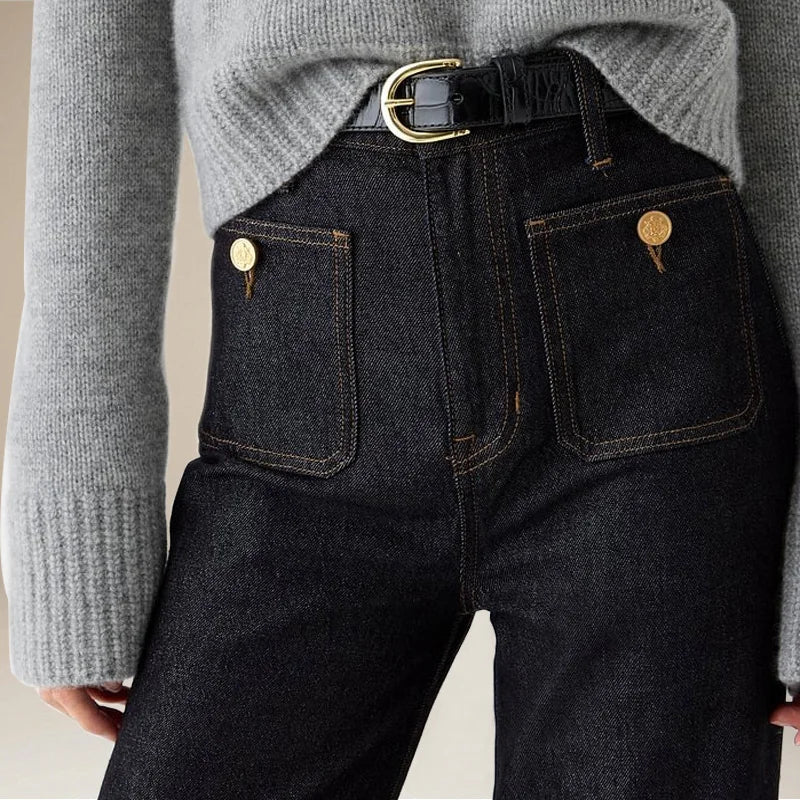 Muse & Valeur | Classic Wide-Leg Jean for Women in Denim