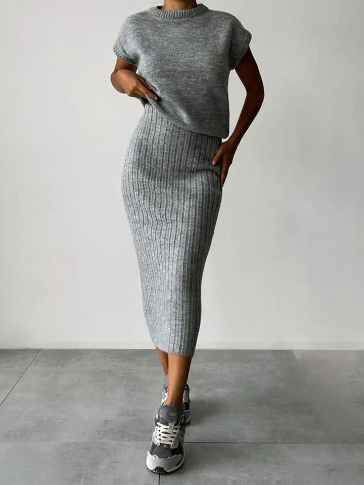 Muse and Valeur | Rib Sleeveless Set