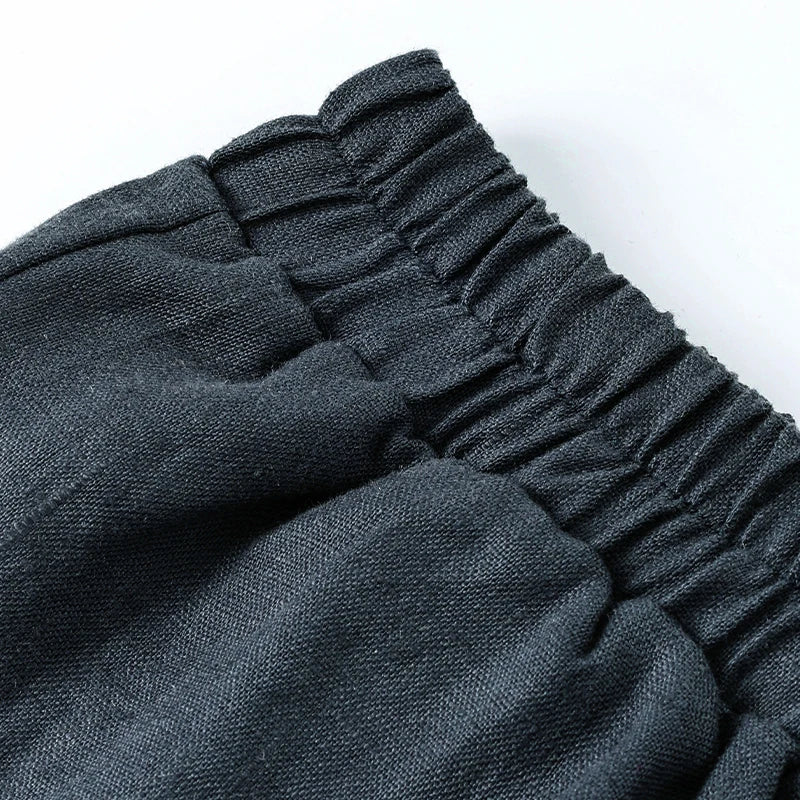 Muse & Valeur | Wide Leg Linen Pant for Women in Natural Color