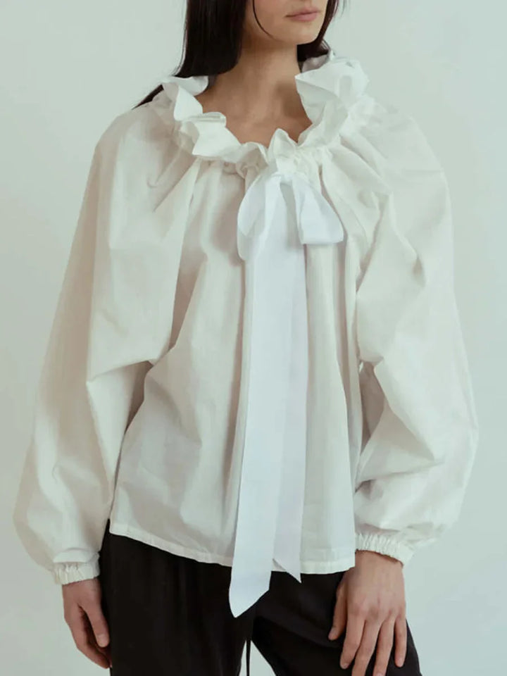 Muse and Valeur | Puffed Cotton Blouse