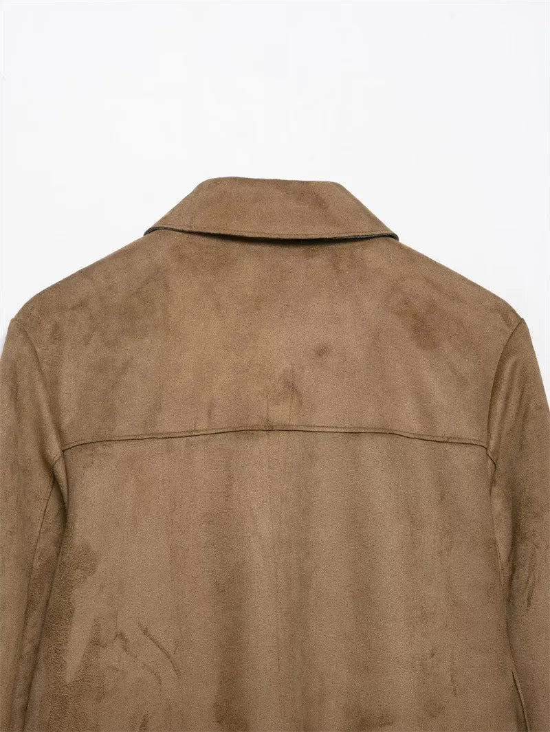 Muse and Valeur | Suede Cropped Jacket