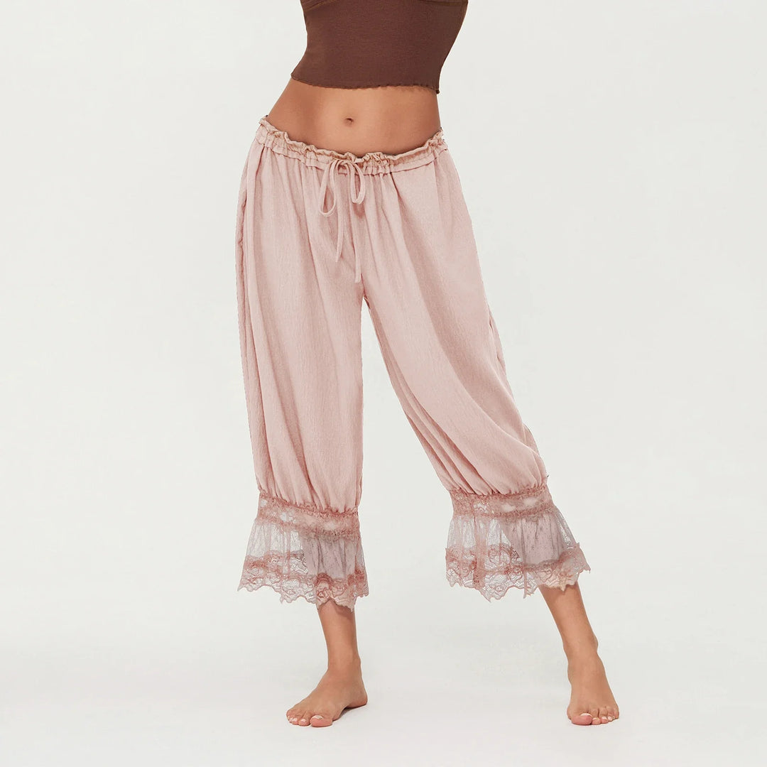 Muse & Valeur | Lace Lantern Pants for Women