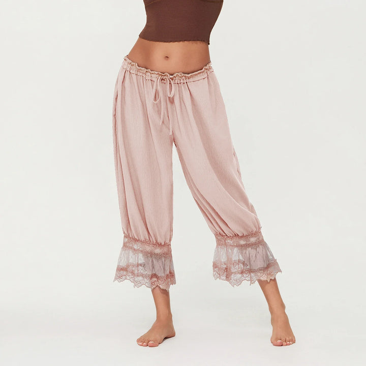 Muse & Valeur | Lace Lantern Pants for Women