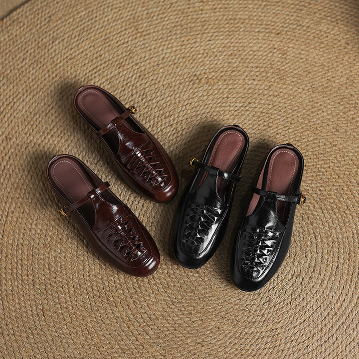 Muse & Valeur | Genuine Leather Mules for Women