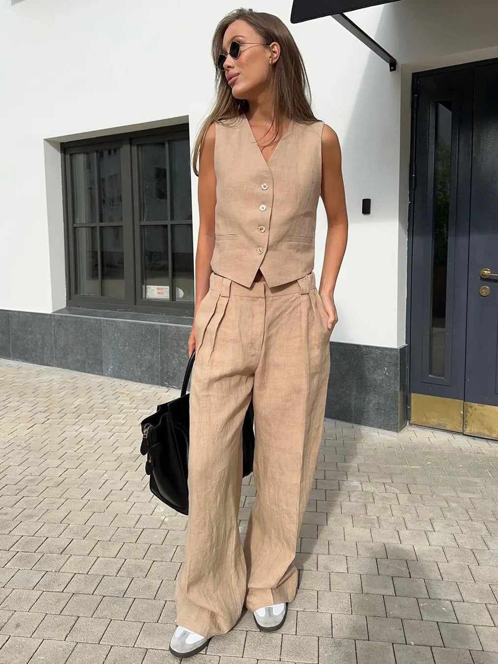 Muse and Valeur | Linen Trouser Set