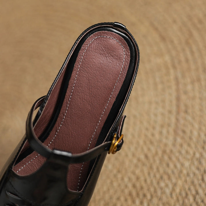 Muse & Valeur | Genuine Leather Mules for Women