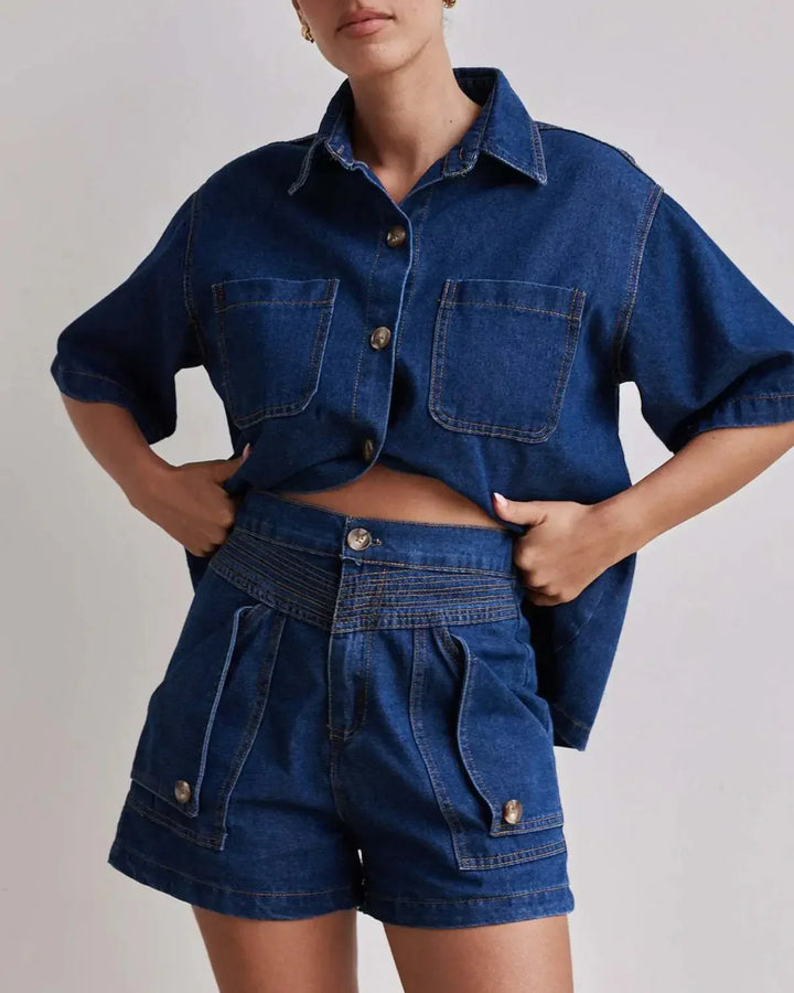 Muse and Valeur | Denim Set - 100% Cotton