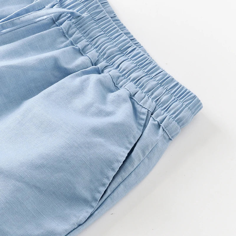 Muse & Valeur | Linen Lounge Pant for Women in Relaxed Fit, Natural Color