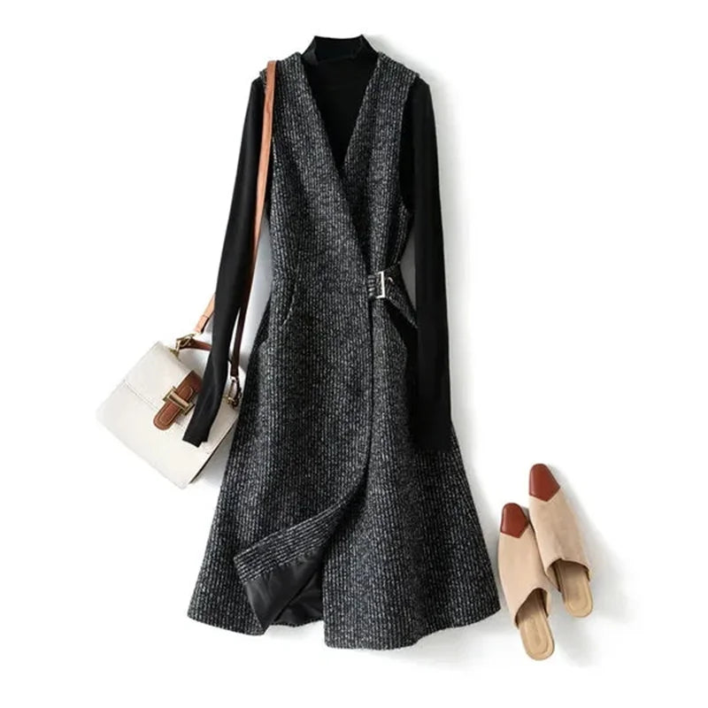 Muse and Valeur | Textured Wrap Vest