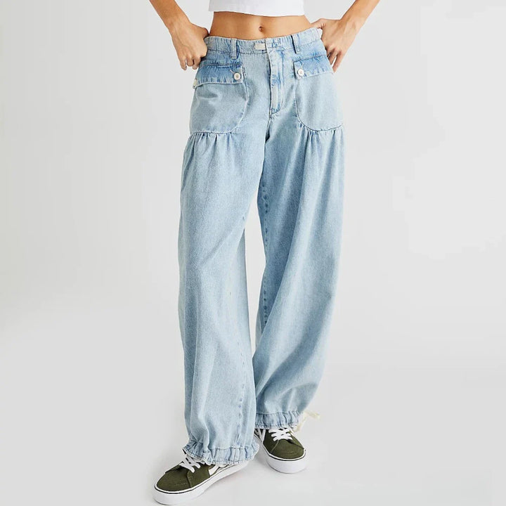 Muse & Valeur | Wide-Leg Denim for Women in Blue