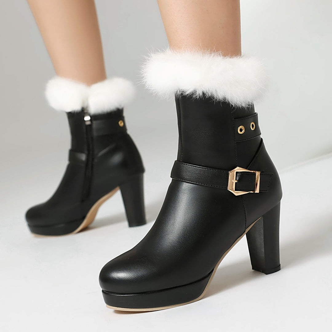 Muse & Valeur | Leather Ankle Boots for Women in Black