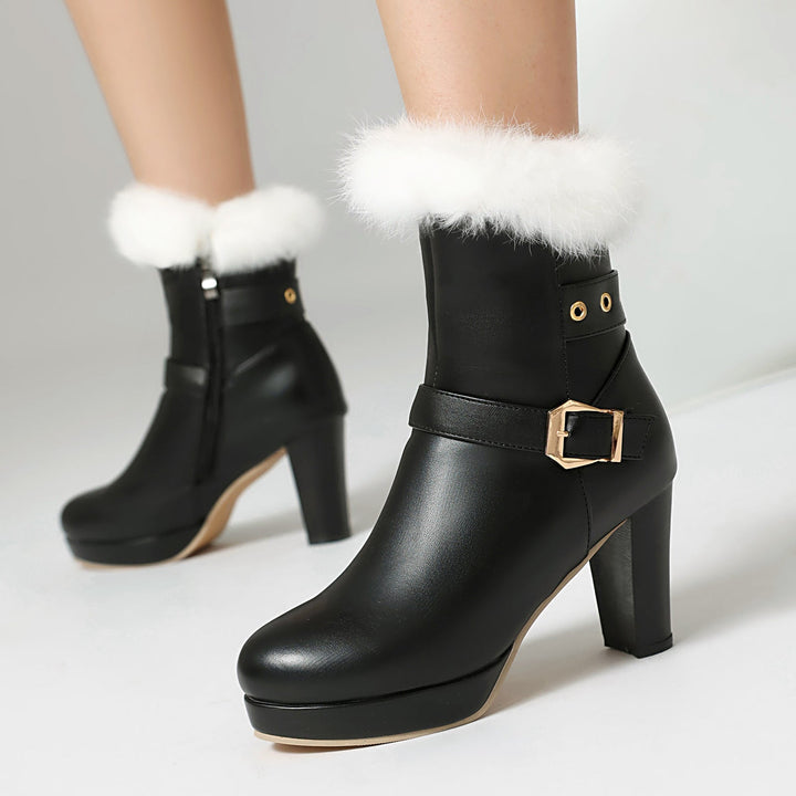 Muse & Valeur | Leather Ankle Boots for Women in Black