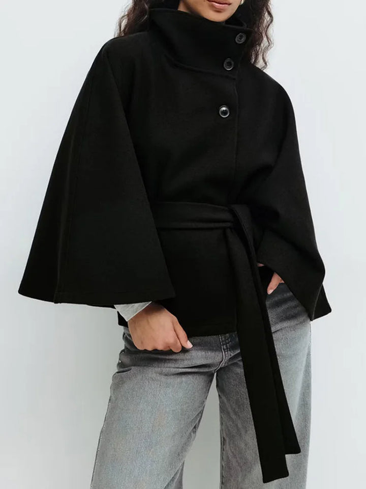 Muse and Valeur | Wool-Blend Cape Coat