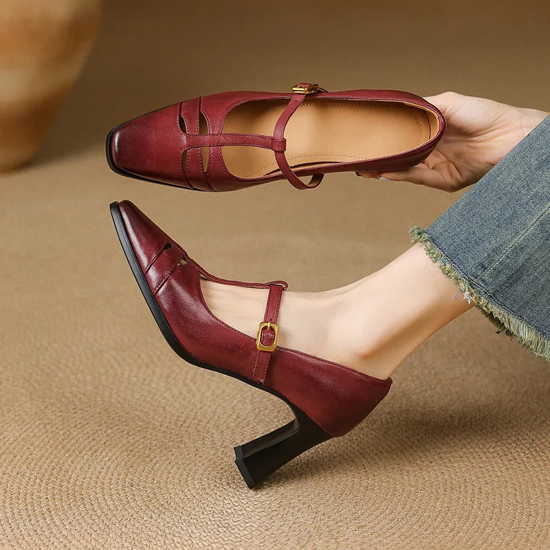 Muse & Valeur | Genuine Leather Heels for Women