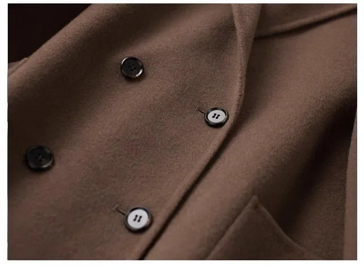 Muse and Valeur | Wool Herringbone Coat
