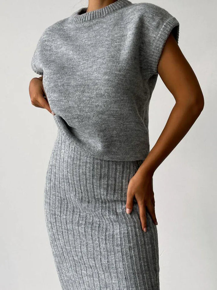 Muse and Valeur | Rib Sleeveless Set