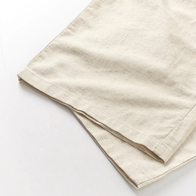 Muse & Valeur | Linen Lounge Pant for Women in Relaxed Fit, Natural Color