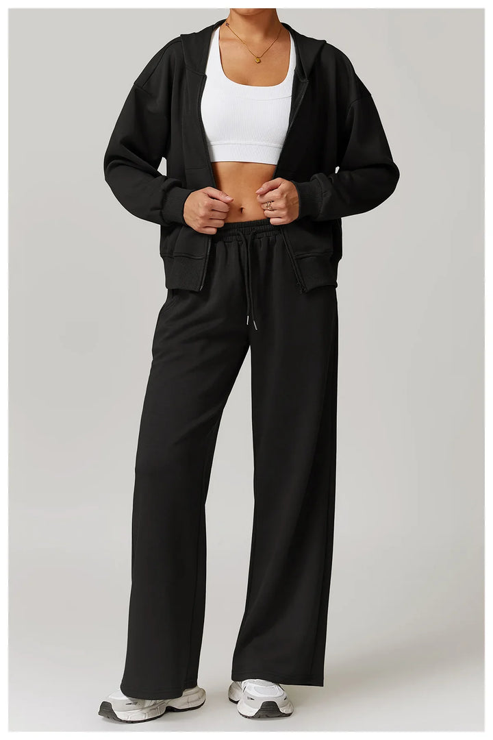 Muse & Valeur | High Rise Pant for Women in Black