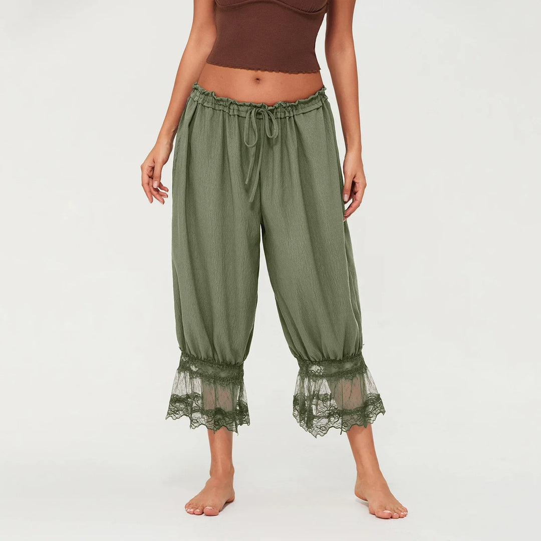Muse & Valeur | Lace Lantern Pants for Women