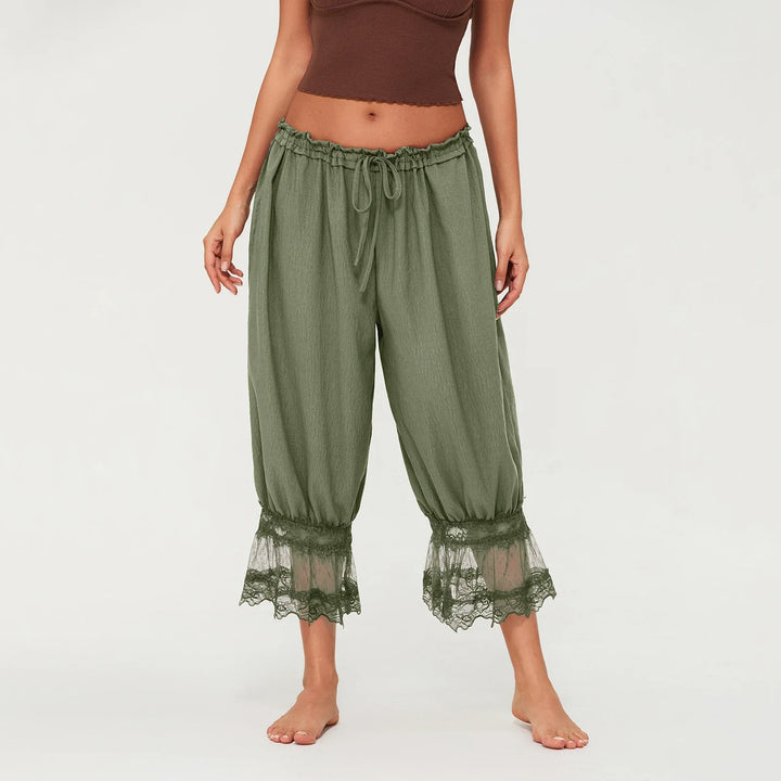 Muse & Valeur | Lace Lantern Pants for Women