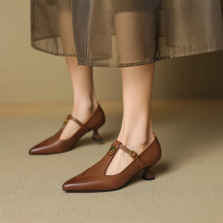 Muse & Valeur | Genuine Leather Heels for Women