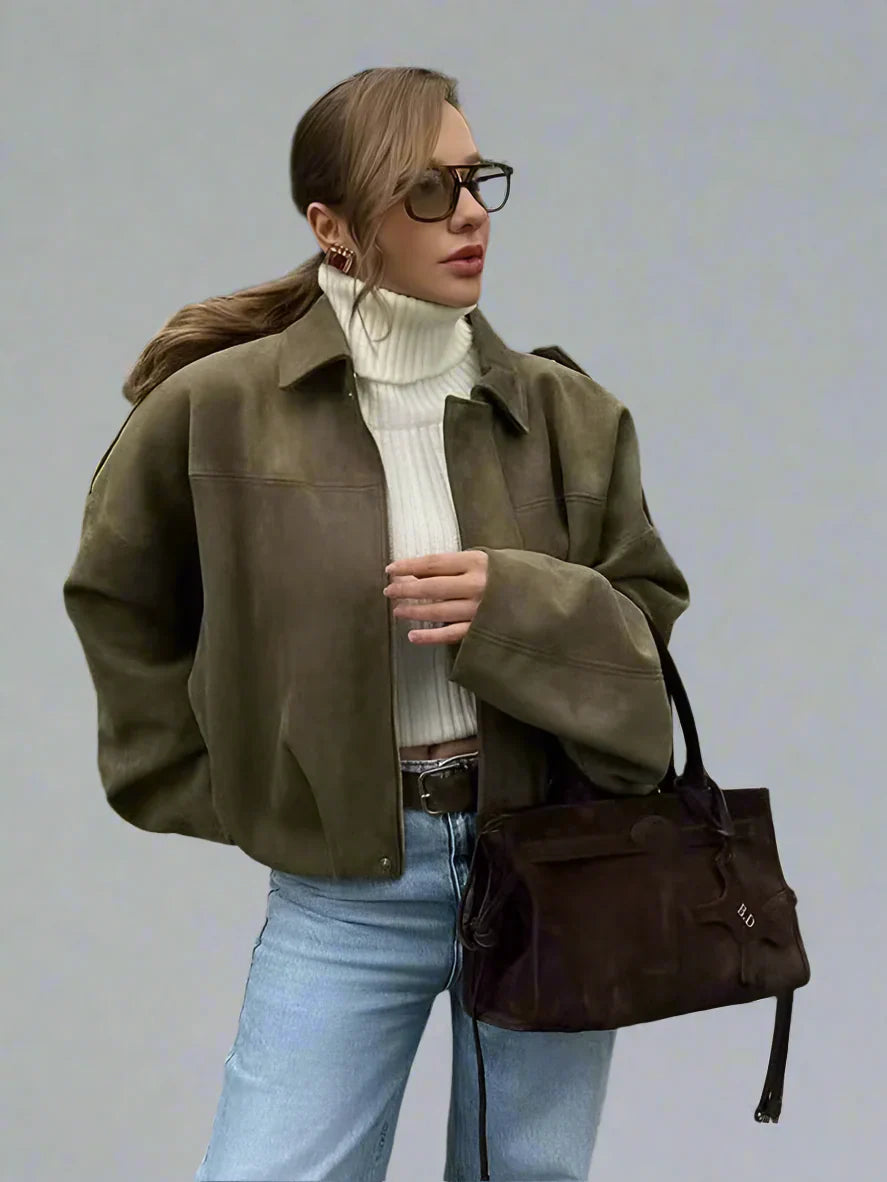 Muse and Valeur | Women's Suede Bomber