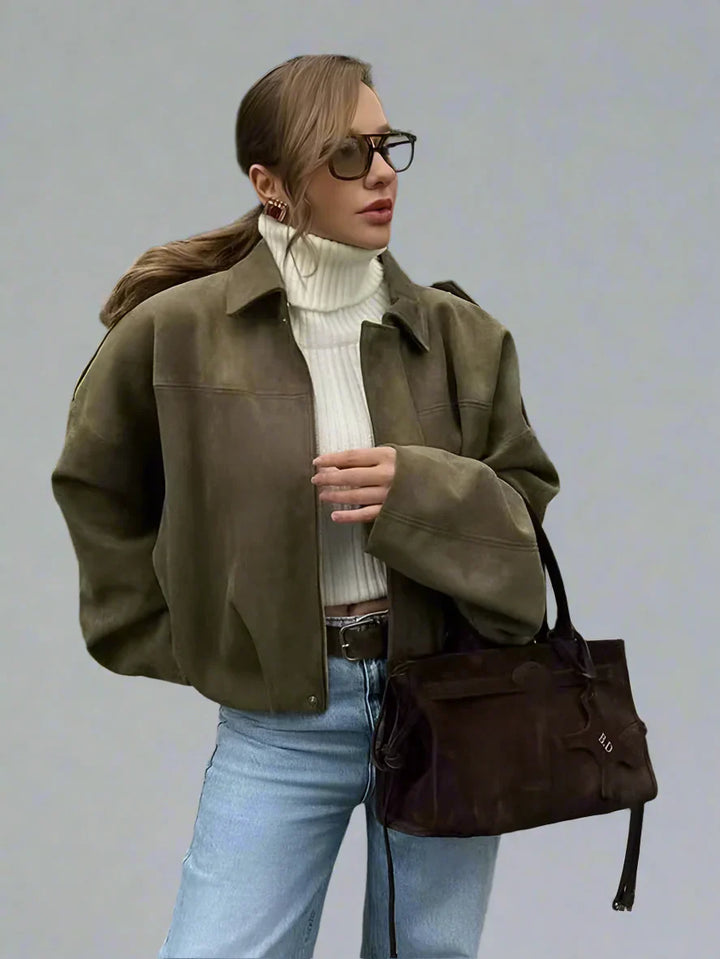 Muse and Valeur | Women's Suede Bomber