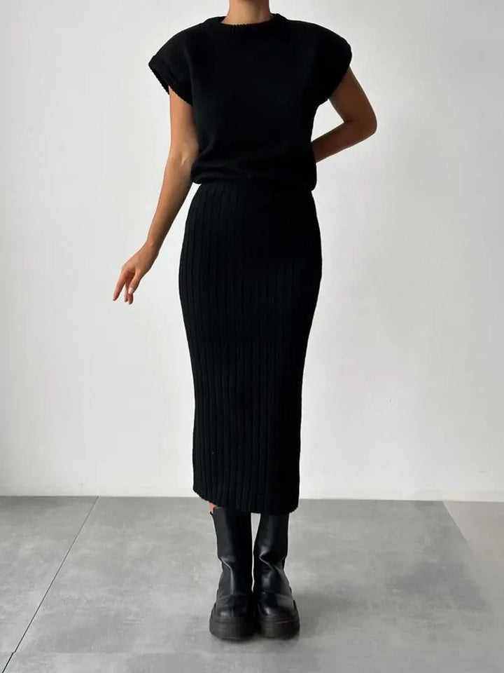 Muse and Valeur | Rib Sleeveless Set