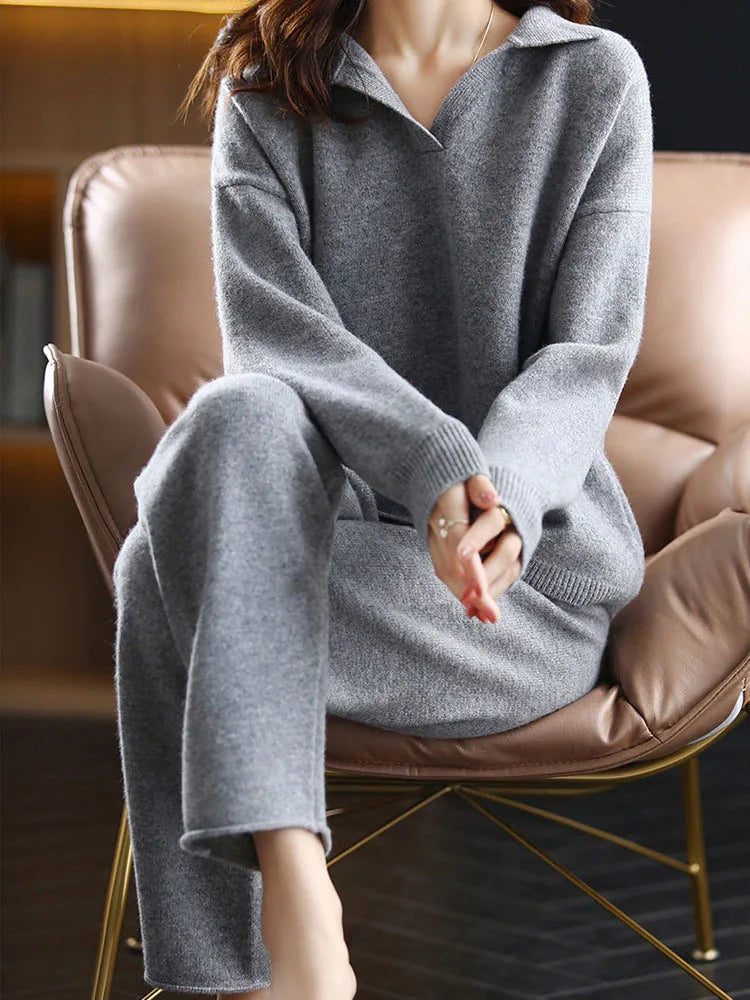 Muse and Valeur | Polo Knit Set