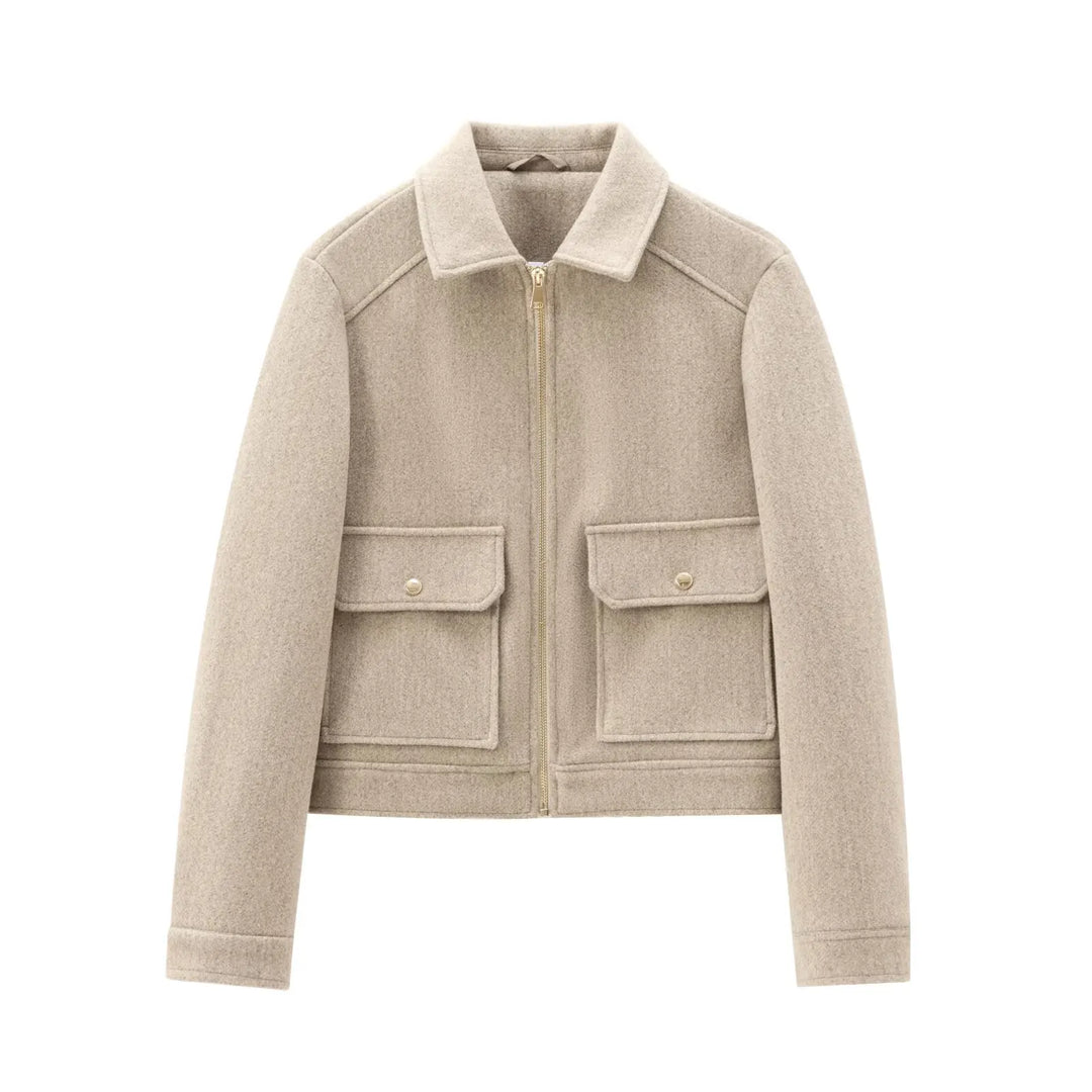 Muse and Valeur | Women's Wool Bomber Jacket