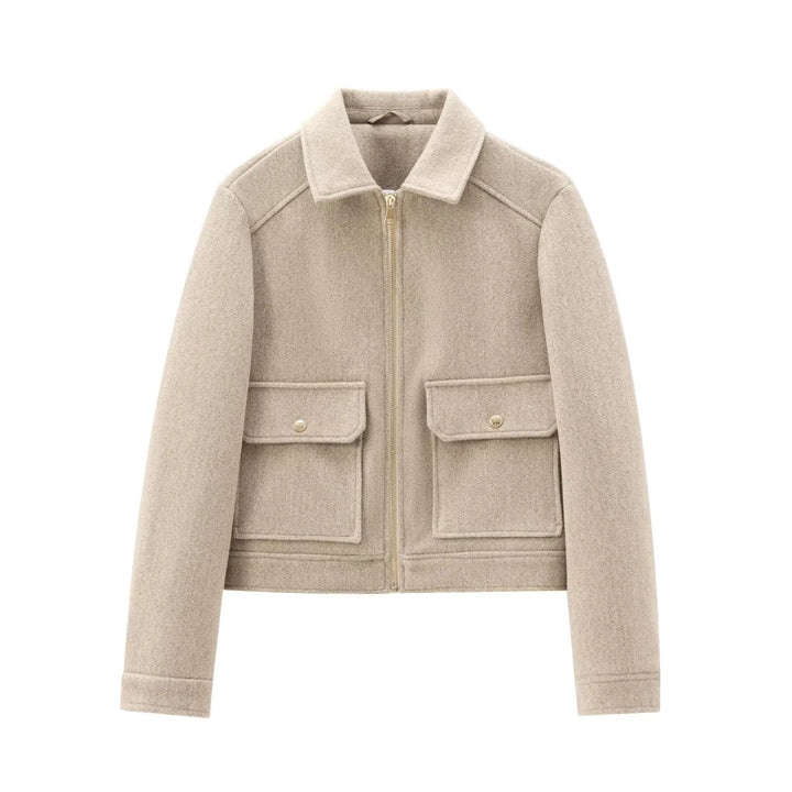 Muse and Valeur | Women's Wool Bomber Jacket
