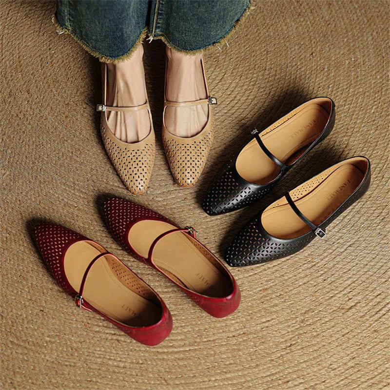 Muse & Valeur | Genuine Leather Flats for Women